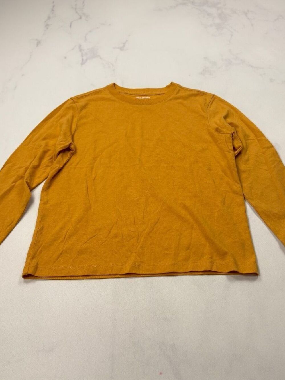 Old Navy T Shirt Mustard 2010s Minimalist - Boys M